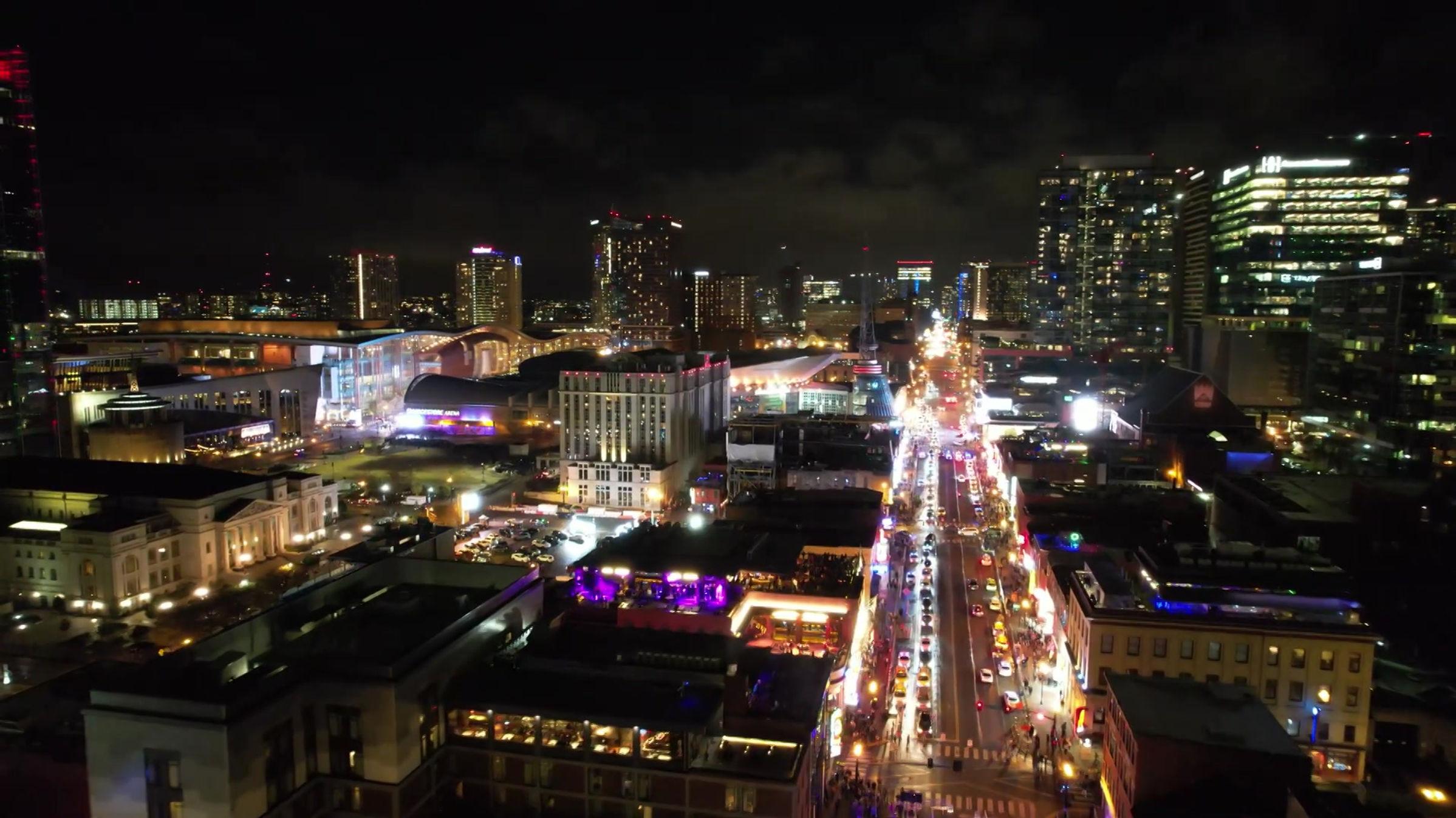 Nashville Tennessee Downtown 4K Drone Tour - Day and Night Aerial Vlog